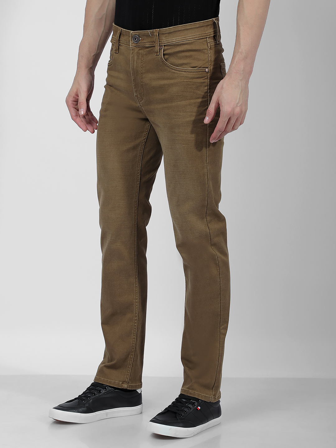 Numero Uno Men Faded Brown Jeans